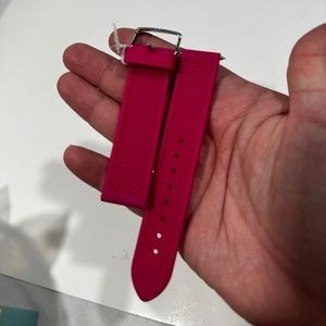 NWT $60 Michele Jelly Gum Brands for Watches in Pink‎